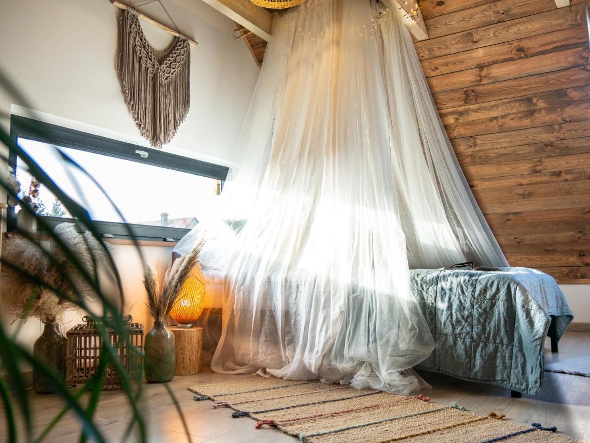 Pod Mazurskim Niebem Boho เพียซกี ภายนอก รูปภาพ